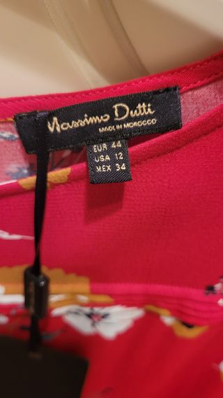 Blusa Massimo Dutti roja a ESTRENAR