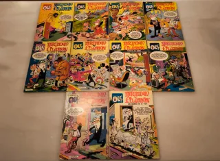 Lote 10 tebeos ole! Mortadelo y Filemón 1a edición
