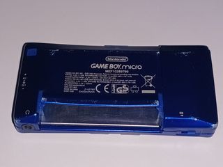 Game Boy Micro azul metalizado Nintendo gbm