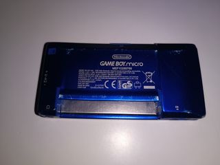Game Boy Micro azul metalizado Nintendo gbm