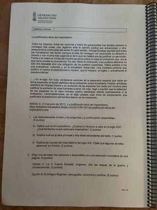 Libro de exámenes de Pruebas de acceso a grado sup