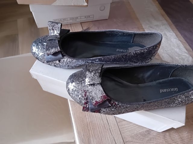 Ballerine Graceland glitter argento
