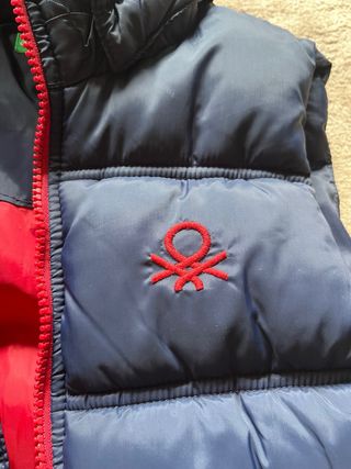 Colete Benetton 6/7 anos - Novo