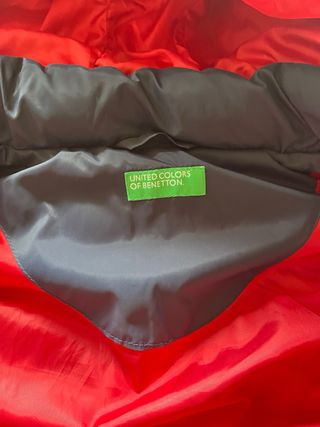 Colete Benetton 6/7 anos - Novo