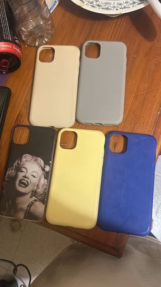 Fundas iPhone 11 (5 unidades)