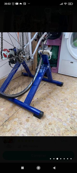 Rodillo Bicicleta Entrenamiento