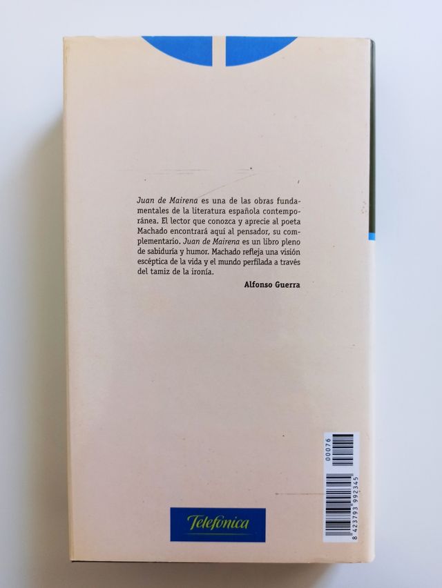 NOVELA "JUAN DE MAIRENA" DE ANTONIO MACHADO