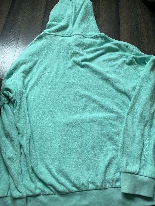 Sudadera Quicksilver L/G Verde Agua