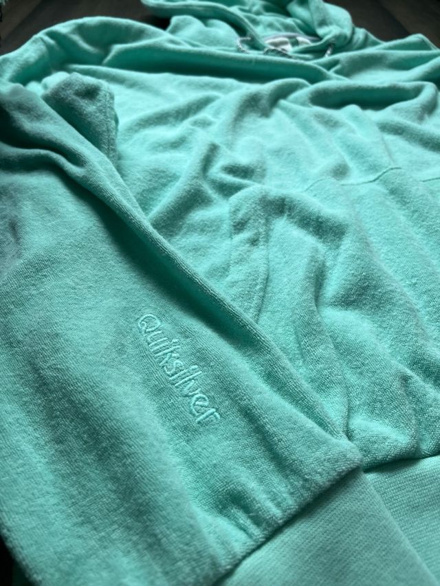 Sudadera Quicksilver L/G Verde Agua
