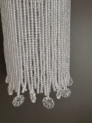 Lámparas colgantes de plastico imitando crista.