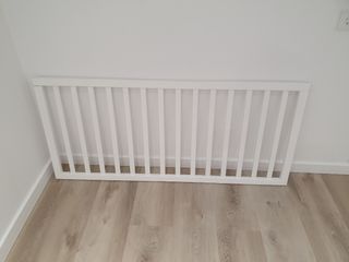 Barrera cama infantil blanca