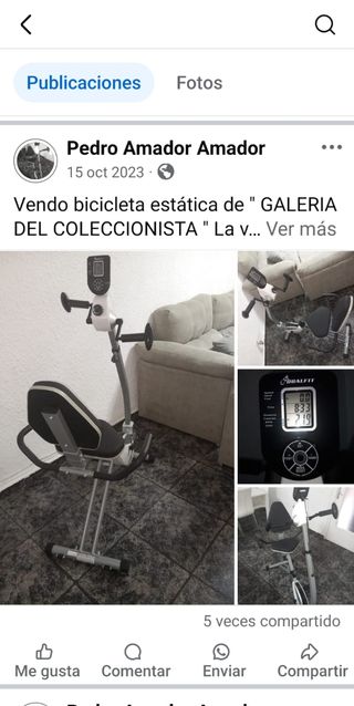 Bicicleta estática Dualfit