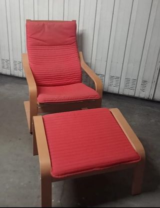 Conjunto de sillón con reposapiés de Ikea