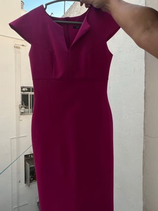 Vestido morado - Fiesta