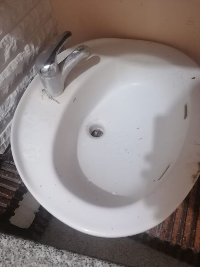 Lavabo porcelana blanco