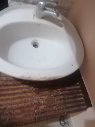 Lavabo porcelana blanco