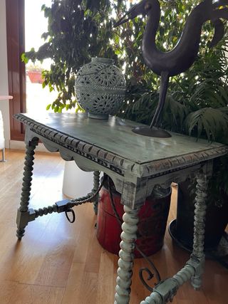 Mesa auxiliar shabby chic