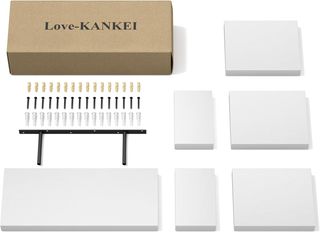Set 6 Estantes Love-KANKEI Blancos MDF