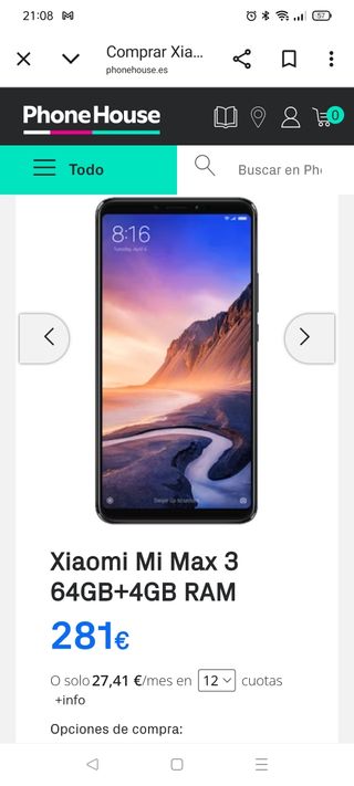 Xiaomi Mi Max 3 - Rosa Gold