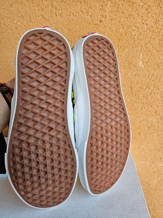 Vans Slip On Serpiente Amarillo Fluor