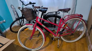 Bicicleta paseo roja