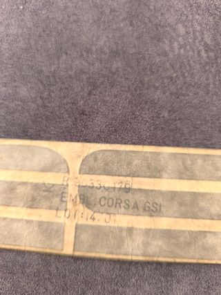 Emblema Opel Corsa/ KADET GSI 