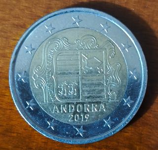 Moneda 2€ Andorra 2019