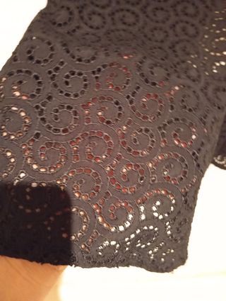 Chaleco Mujer Vintage Cortadino Negro T4