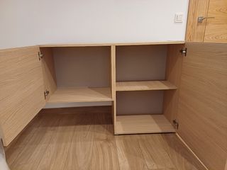 Mueble auxiliar de madera - Beige