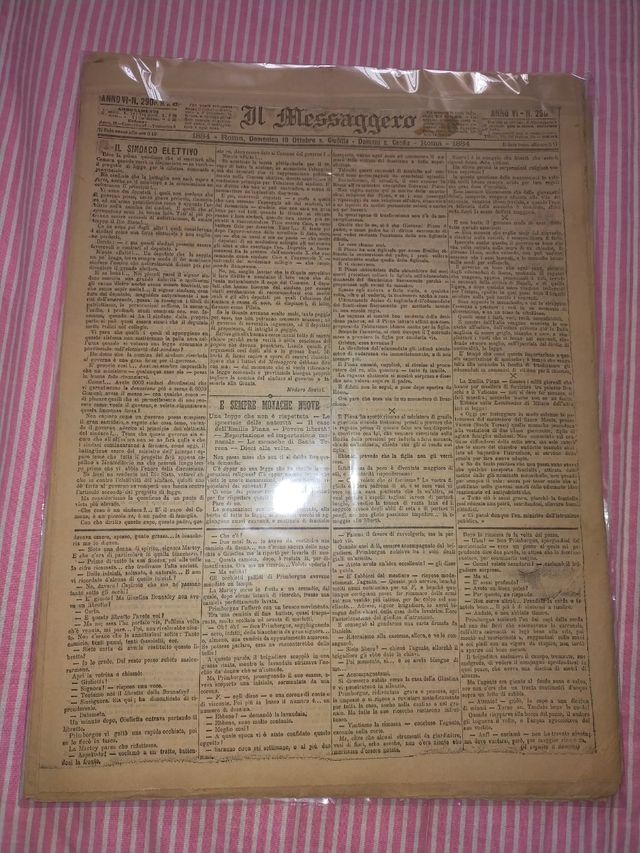 Collezione giornali Il Messaggero (Roma, 1884)