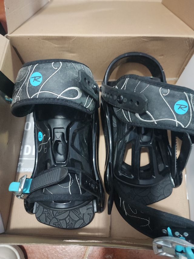 Fijaciones Ride snowboard.