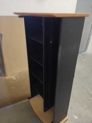 Mueble CD - Madera oscura, no envío