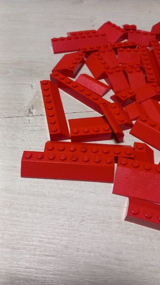 Mattoncini Lego rossi