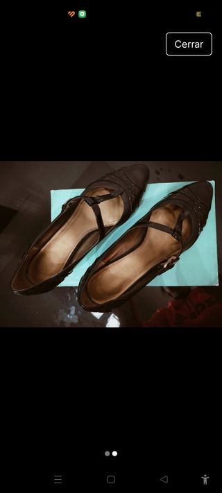 Zapatos Clarks negros fiesta