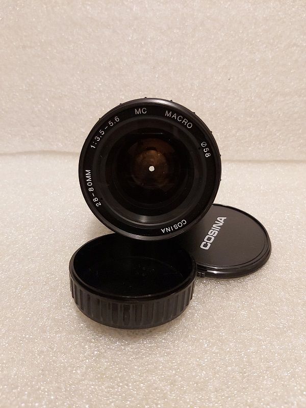 Cosina C2 + 50mm + 28-80mm + box + manuale