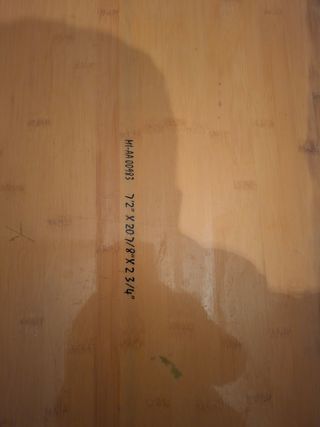 Tabla surf usada BTZ, con su funda