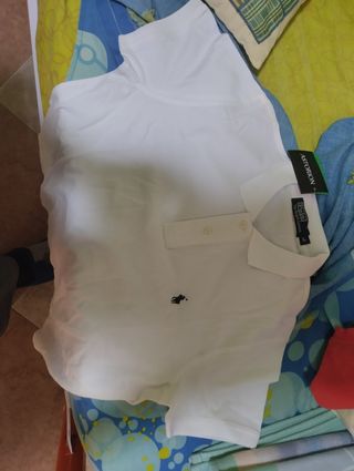 Polo Ralph Lauren blanca, talla L