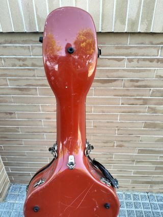 Funda roja Cibeles guitarra