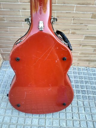 Funda roja Cibeles guitarra