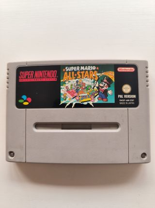 Super Mario World SNES PAL + Mario all stars SNES