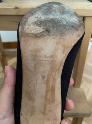 Zapatos Zara negros - Tacón 8.5cm