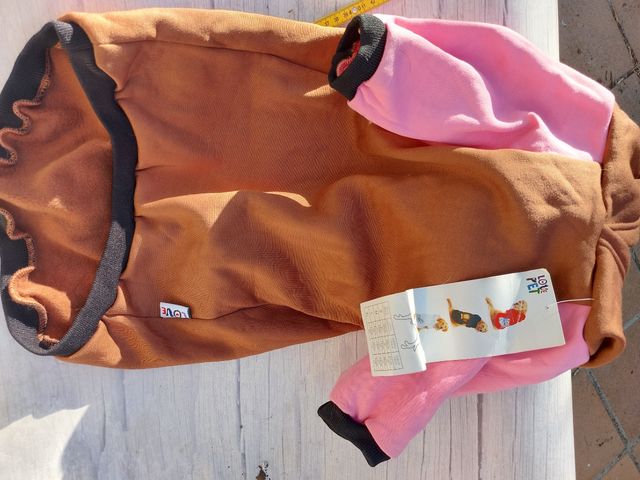 Sudadera perrito unicornio marrón