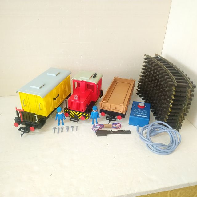 PLAYMOBIL - Tren Locomotora LGB Vintage Obras 4027