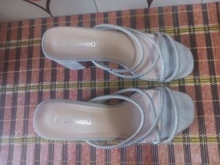 Sandali LAMWOOD grigi con strass