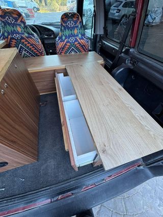 Cama con cajones y colchon 350e con fregadero 450e