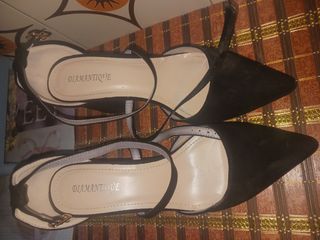 Scarpe DIAMANTIQUE nere tacco alto