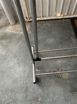 Perchero metálico grande convertible