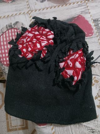 Cappello Zombie - Nero/Rosso
