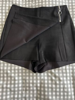 Falda negra Zara - Falda pantalón