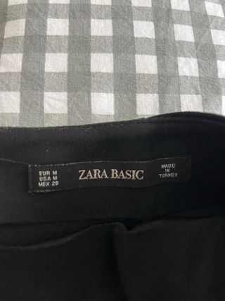 Falda negra Zara - Falda pantalón